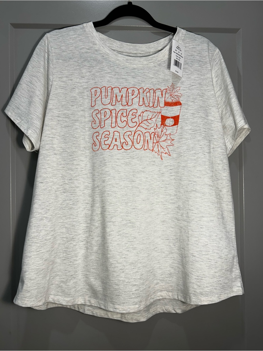 Mighty Fine | Graphic Short Sleeve Tee | Women’s | Light Heather Gray | XXL |NWT